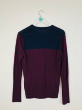 Load image into Gallery viewer, Winser London Womens Knit Jumper | L | Burgundy
