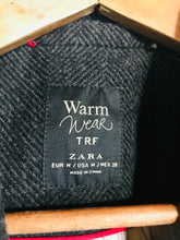 Load image into Gallery viewer, Zara Women&#39;s Wool Overcoat Coat | M UK10-12 | Grey
