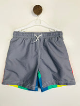 Load image into Gallery viewer, Boden Kid&#39;s Swim Mid-Length Shorts | 6-7 Years | Grey
