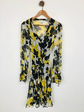 Load image into Gallery viewer, Diane von Furstenberg Women&#39;s Silk Sheer A-Line Dress | UK6 | Multicolour
