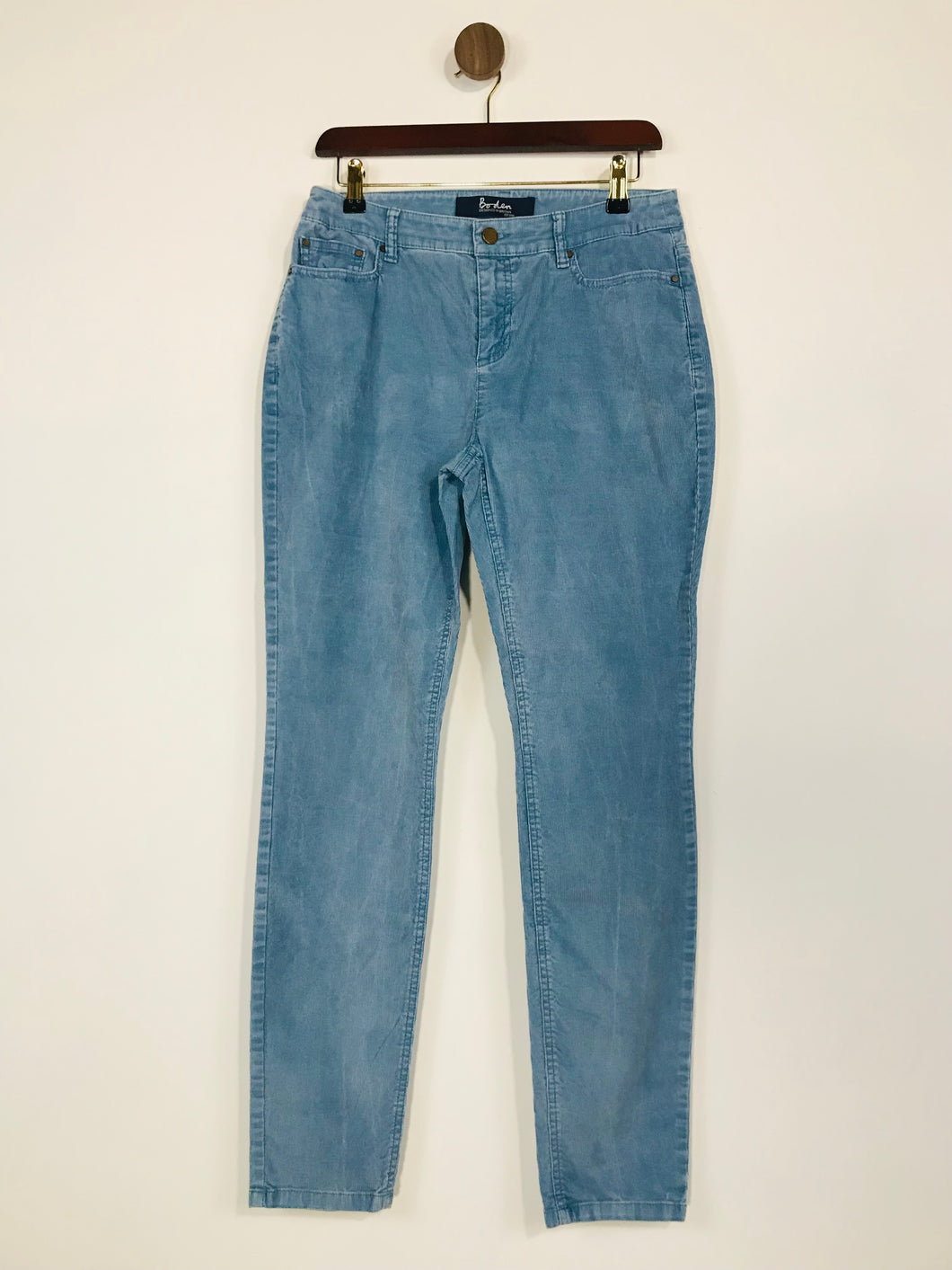 Boden Women's Skinny Corduroy Trousers | UK10 | Blue