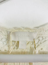 Load image into Gallery viewer, Sezane Women’s Cropped Lace Jacket Top With Tags | M UK10-12 | White
