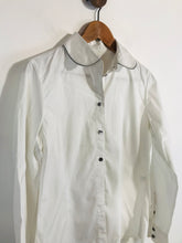 Load image into Gallery viewer, Hobbs Women&#39;s Cotton Smart Button-Up Shirt | UK12 | White
