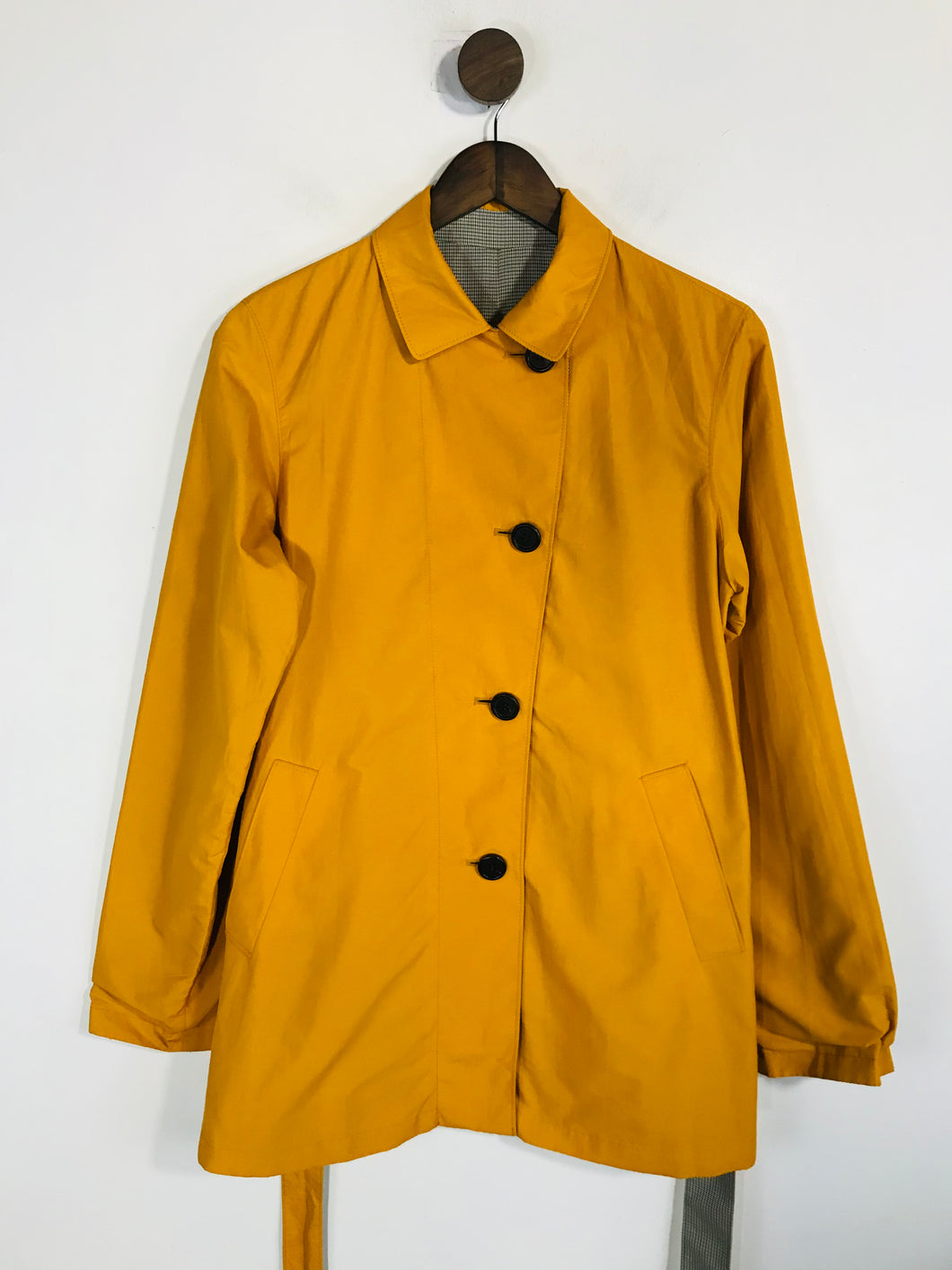 Aquascutum Women's Reversible Trench Coat | UK12 | Yellow
