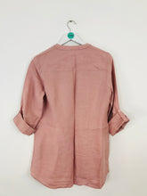 Load image into Gallery viewer, Boden Women’s Oversized Longline Shirt | UK12 | Pink
