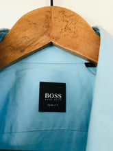 Load image into Gallery viewer, Boss Hugo Boss Men&#39;s Slim Fit Button-Up Shirt | L | Blue
