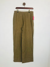 Load image into Gallery viewer, Boden Women&#39;s Linen Culottes Trousers NWT | UK12 | Brown
