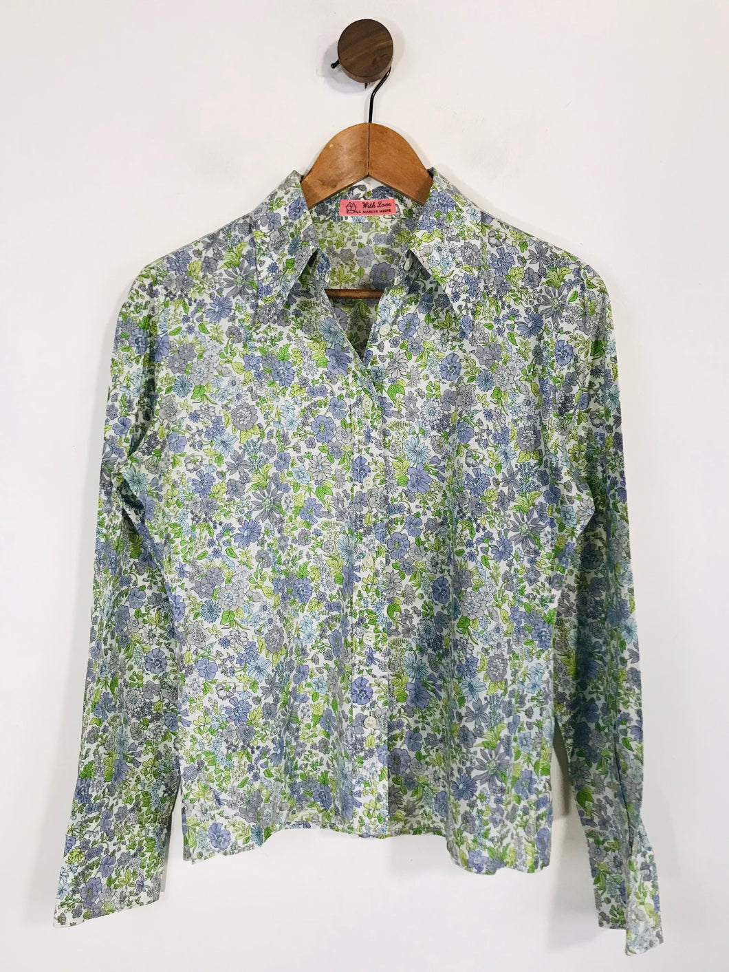 Marilyn Moore Women's Cotton Floral Button-Up Shirt | UK10 | Multicoloured