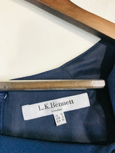 Load image into Gallery viewer, L.K. Bennett Women&#39;s Smart Sheath Dress | UK10 | Blue
