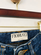 Load image into Gallery viewer, Fiorucci Women&#39;s High Waisted Boyfriend Jeans | 24 UK6 | Blue
