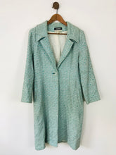 Load image into Gallery viewer, Jean Muir Women&#39;s Tweed Overcoat | UK12 | Blue
