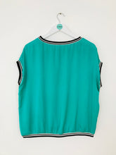 Load image into Gallery viewer, Hush Women’s Oversized Sleeveless Tshirt | UK14 | Green
