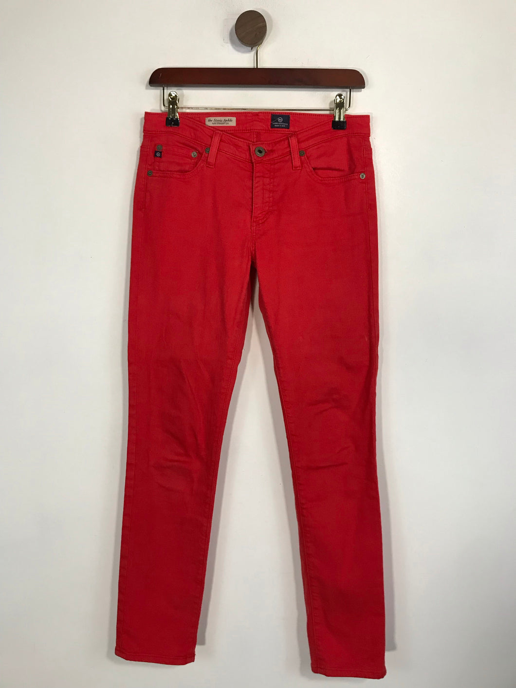 Adriano Goldschmied Women's Skinny Jeans | 27R | Red