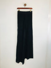 Load image into Gallery viewer, Zara Women&#39;s Wide Leg Mesh Casual Trousers | S UK8 | Black
