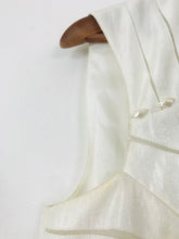 Load image into Gallery viewer, Gold Women&#39;s Ruffle Sheath Dress | UK14 | Blue
