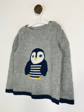 Load image into Gallery viewer, Boden Kid&#39;s Owl Jumper | 3-4 Years | Grey

