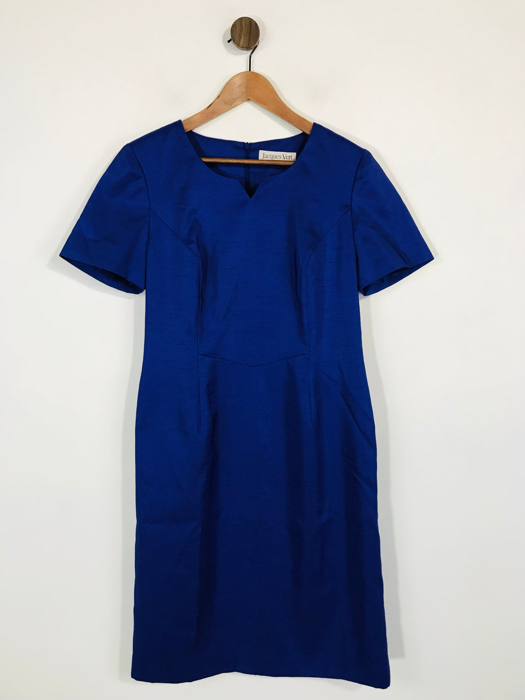 Jacques Vert Women's Sheath Dress | UK12 | Blue