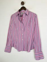 Load image into Gallery viewer, T.M. Lewin Women&#39;s Cotton Striped Button-Up Shirt | UK12 | Multicoloured
