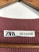 Load image into Gallery viewer, Zara Women&#39;s Knit Cardigan | L UK14 | Pink
