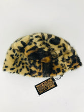 Load image into Gallery viewer, Biba Women&#39;s Faux Fur Leopard Print Hat NWT | M UK10-12 | Multicoloured
