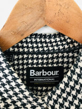 Load image into Gallery viewer, Barbour Women&#39;s Houndstooth Button-Up Shirt | UK18 | Black
