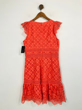 Load image into Gallery viewer, Michael Kors Women&#39;s Floral Lace A-Line Dress NWT | M UK10-12 | Orange
