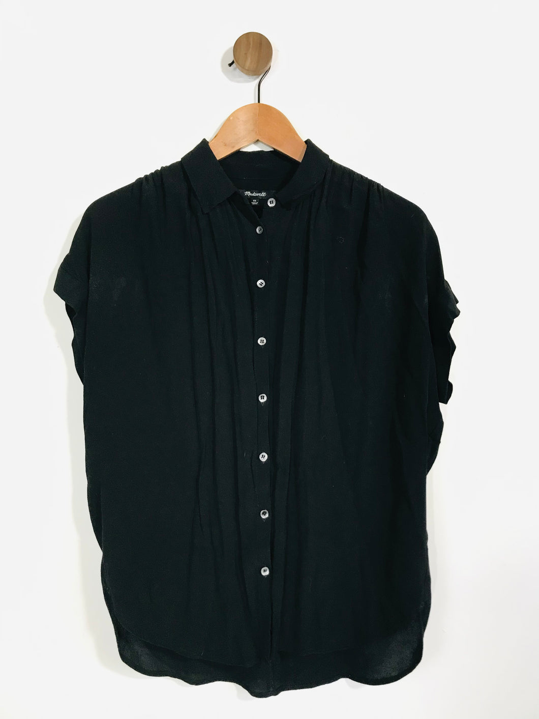 Madewell Women's Button-Up Shirt | XS UK6-8 | Black