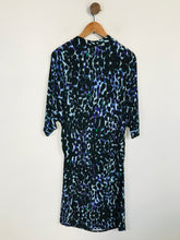 Load image into Gallery viewer, Biba Women&#39;s Leopard Print Cowl Neck Sheath Dress | UK18 | Multicoloured
