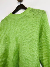 Load image into Gallery viewer, Wood Wood Women&#39;s Crop Mohair Jumper | XS UK6-8 | Green
