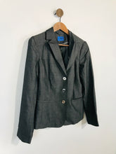 Load image into Gallery viewer, Hobbs Women&#39;s Wool Smart Suit Blazer Jacket | UK12 | Grey
