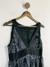 Load image into Gallery viewer, Zara Women&#39;s Silk Pleated A-Line Dress | M UK10-12 | Grey
