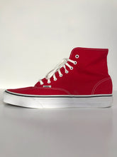 Load image into Gallery viewer, Vans Unisex High Top Trainers | UK9.5 US10.5 | Red
