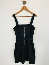 Load image into Gallery viewer, Bershka Women&#39;s Velour Mini Dress NWT | M UK10-12 | Black
