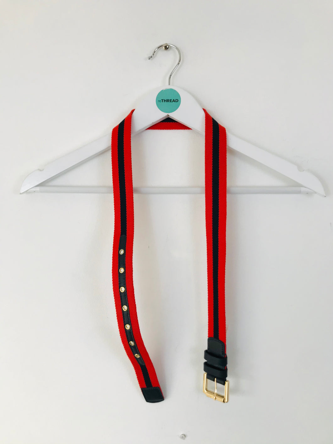 Boden Women’s Stripe Belt | XS/S UK6-8 | Red