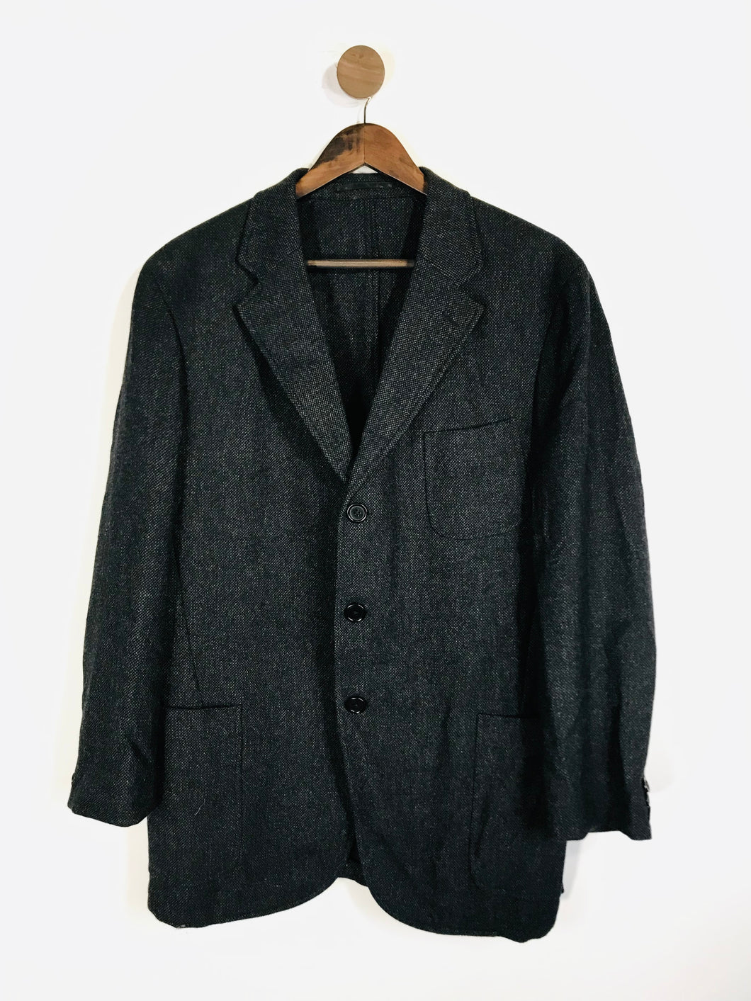 Gant Men's Overcoat Coat | L | Grey