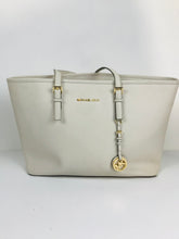Load image into Gallery viewer, Michael Kors Women&#39;s Leather Shoulder Bag | W20 H12 | Cream
