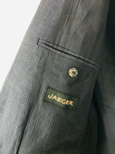 Load image into Gallery viewer, Jaeger Men’s Wool Blend Suit Blazer | 42S | Blue
