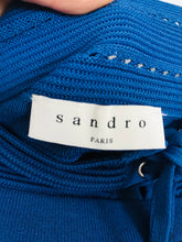 Load image into Gallery viewer, Sandro Women’s Knit Aline Mini Skirt | UK8 1 | Blue

