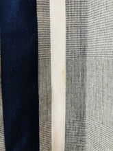 Load image into Gallery viewer, Teatum Jones Label Mix Asymmetrical Check Midi Skirt | UK12 | Grey
