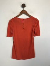Load image into Gallery viewer, Essentiel Antwerp Women&#39;s Ruched Sleeve T-Shirt | 1 | Orange

