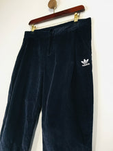 Load image into Gallery viewer, Adidas Women&#39;s Crop Corduroy Trousers | UK10 | Blue
