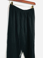 Load image into Gallery viewer, Nitya Women&#39;s High Waist Casual Trousers | UK12 | Black
