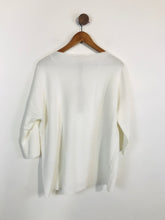 Load image into Gallery viewer, Phase Eight Women&#39;s Oversized Ribbed Jumper | M UK10-12 | White
