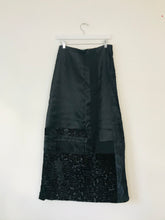 Load image into Gallery viewer, Christian LaCroix Bazar Patchwork Maxi Skirt | 42 UK14 | Black
