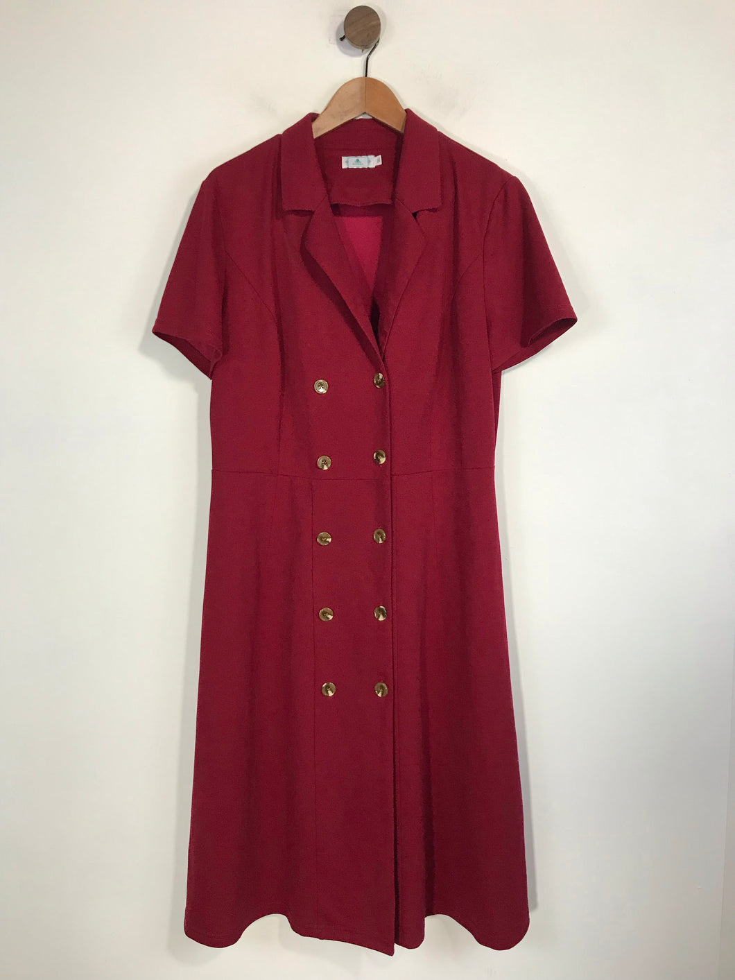 Zapaka Women's A-Line Dress | 3XL | Red
