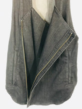 Load image into Gallery viewer, Helmut Lang Women&#39;s Denim Corset Waistcoat Jacket | S UK8 | Black
