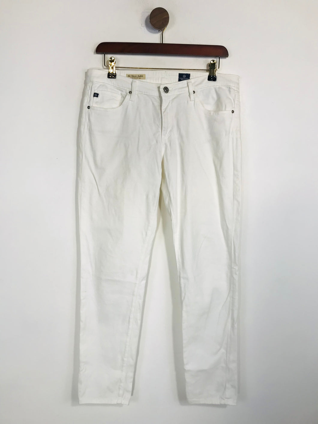 Adriano Goldschmied Women's Slim Jeans | 30R | White