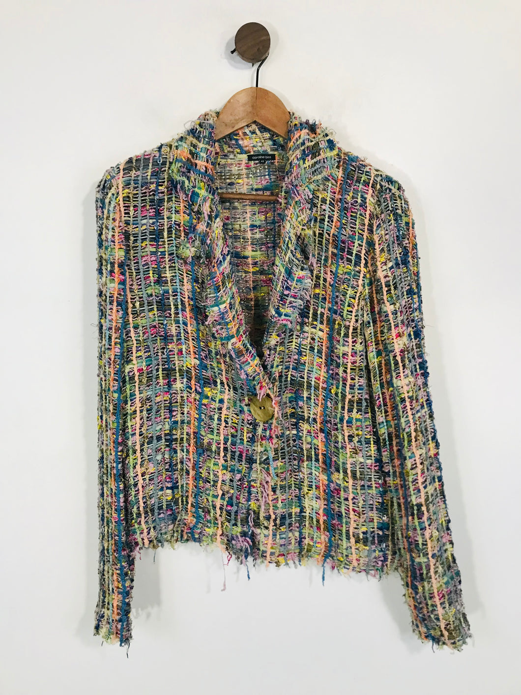 Caroline Biss Women's Crochet Cardigan | 42 UK14 | Multicoloured
