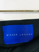 Load image into Gallery viewer, Winser London Women&#39;s Pencil Skirt | UK14 | Black
