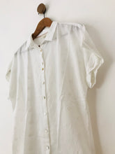 Load image into Gallery viewer, White Stuff Women&#39;s Embroidered Button Up Blouse  | UK16 | White
